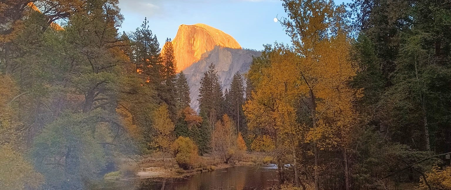 Rhoslyn Frugtniet in Yosemite